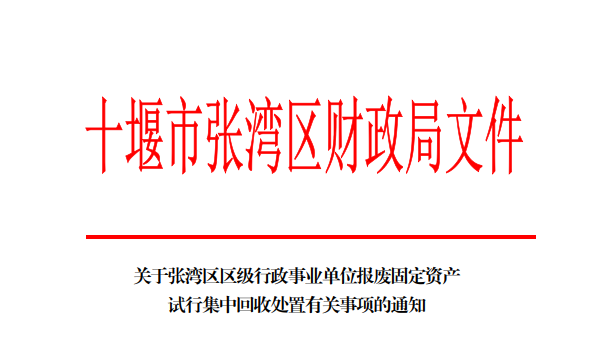 张湾区财政局文件