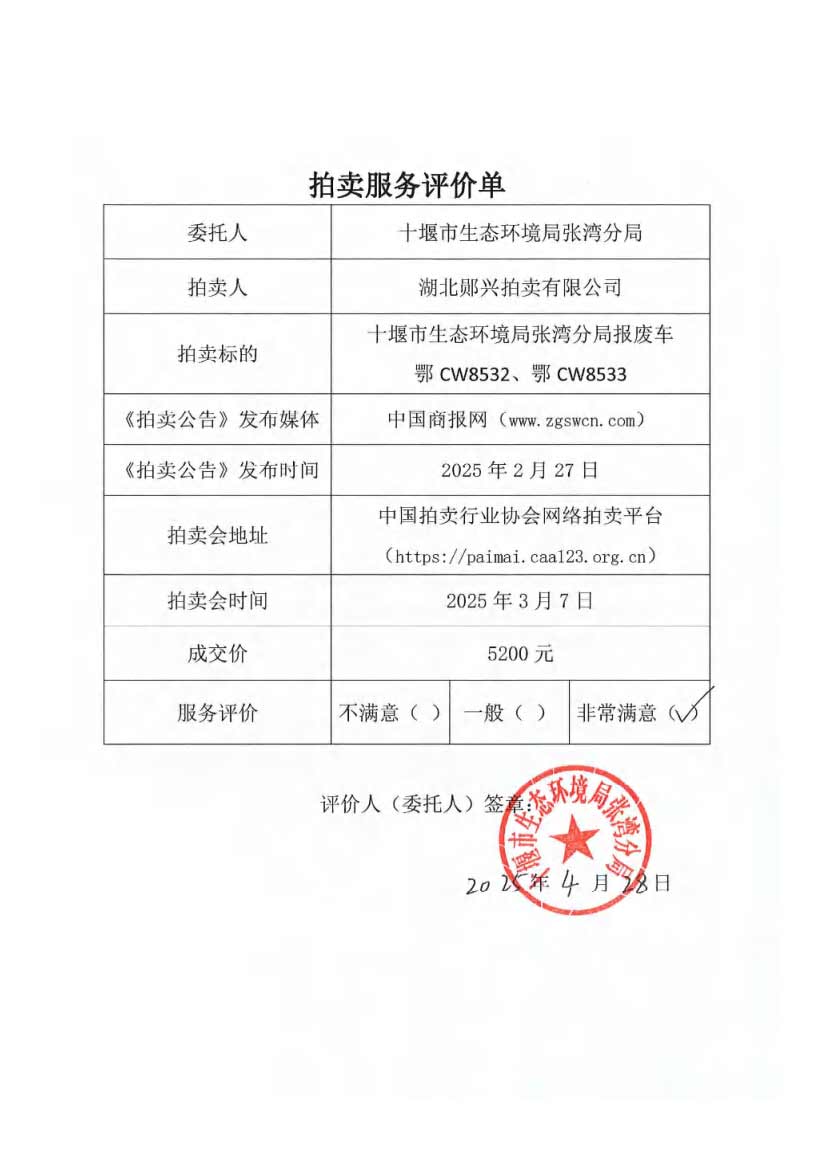 十堰市生态环境局张湾分局