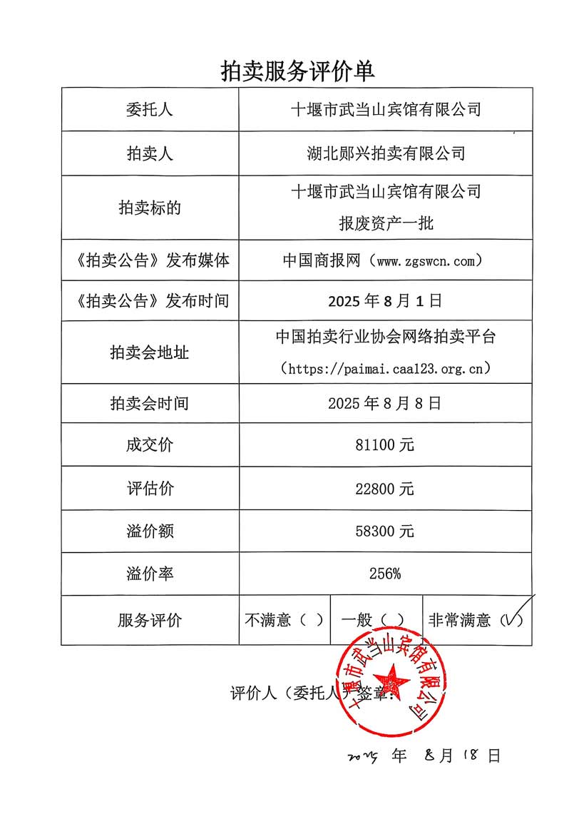 十堰市武当山宾馆有限公司